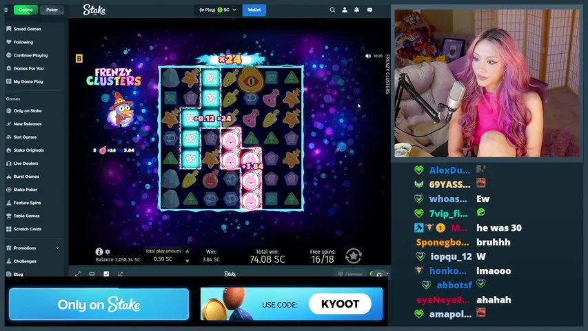 kyootbot playing Slots & Casino - Live Casino Stream