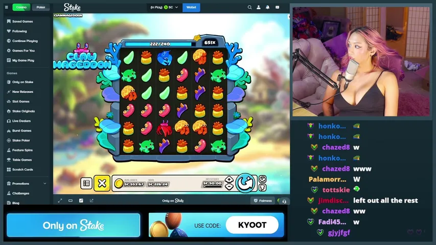 kyootbot playing Slots & Casino - Live Casino Stream