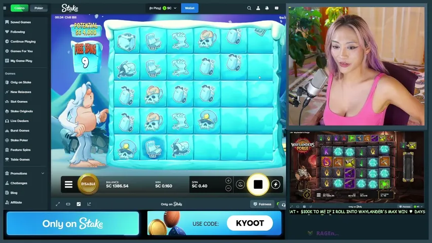 kyootbot playing Slots & Casino - Live Casino Stream