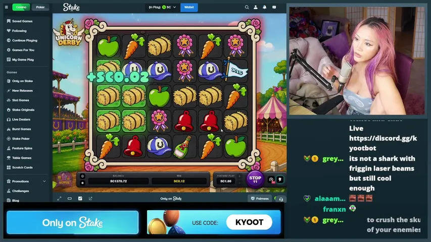 kyootbot playing Slots & Casino - Live Casino Stream