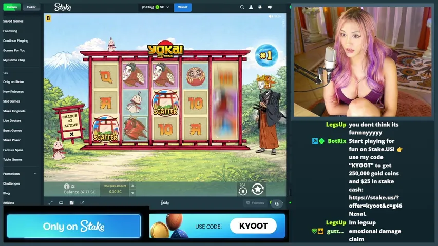 kyootbot playing Slots & Casino - Live Casino Stream