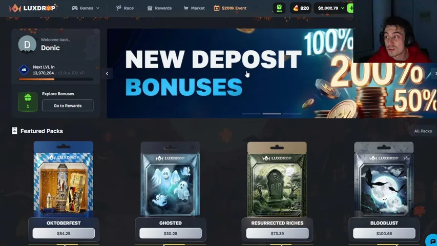 donic playing Slots & Casino - Live Casino Stream