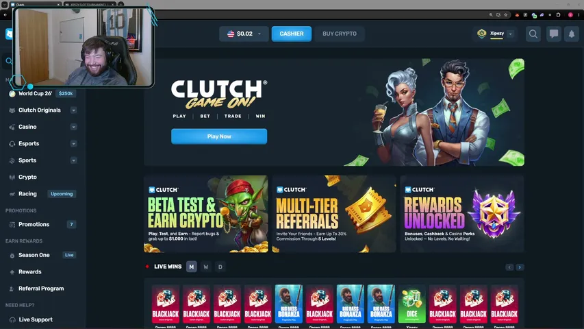 SLOT TOURNAMENT | 25$ PRIZE | CLUTCH.APP