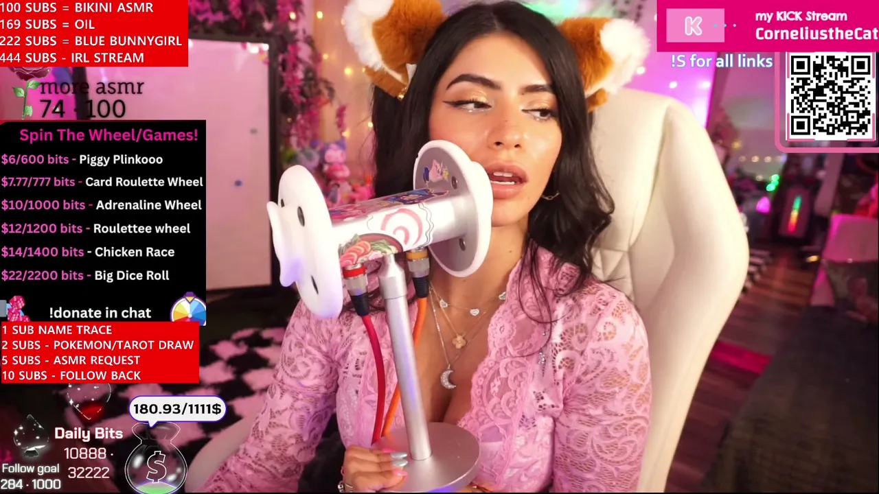 LIVE ASMR short stream Goddess drain n chill !s