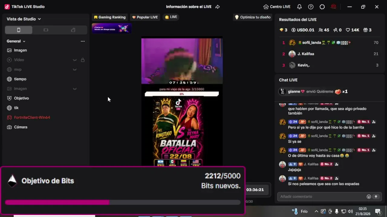 TUGO_SL live