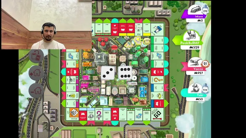 leprince33 playing Monopoly - Live Casino Stream