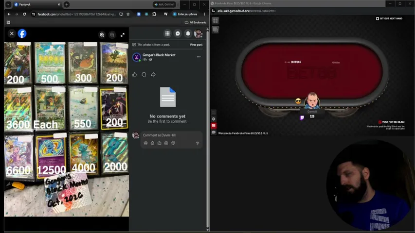 damhill playing Poker - Live Casino Stream