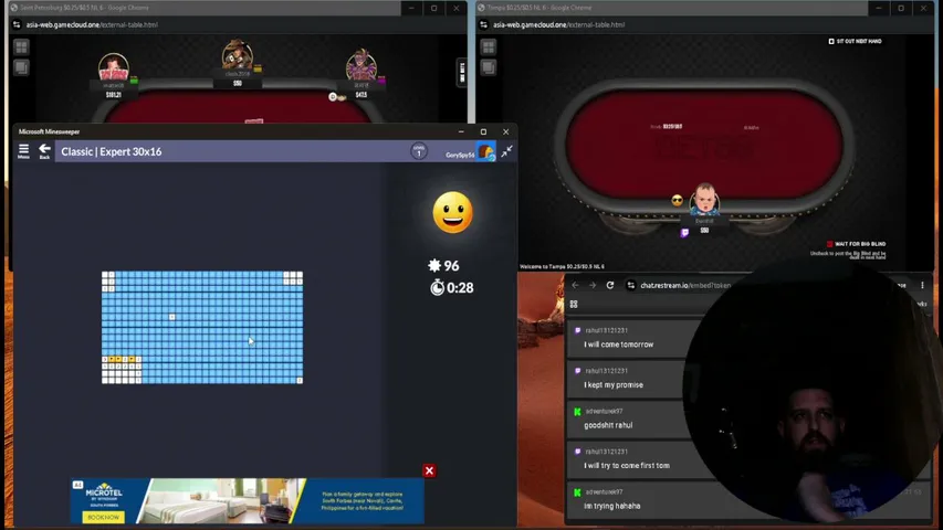 damhill playing Poker - Live Casino Stream