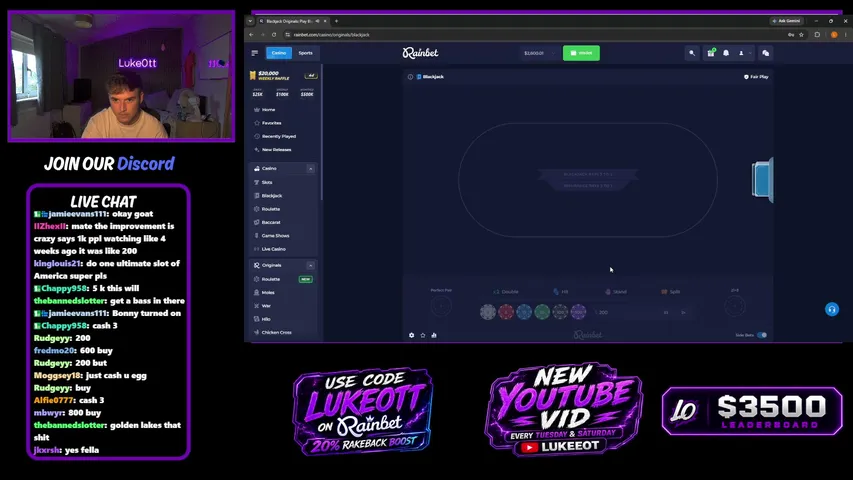 !Rainbet - BIG SESH - Luke0tt on RAINBET New 3500 LB !discord !sub !LB
