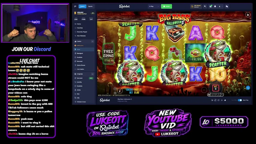 luke0tt playing Slots & Casino - Live Casino Stream
