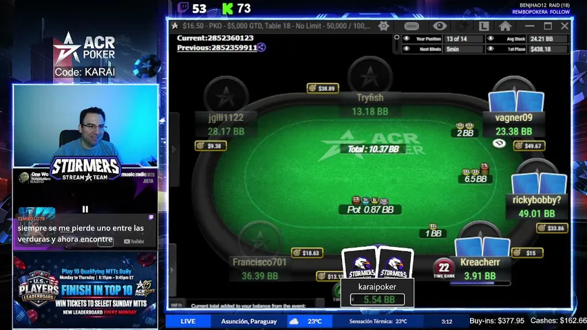 karaipoker live stream