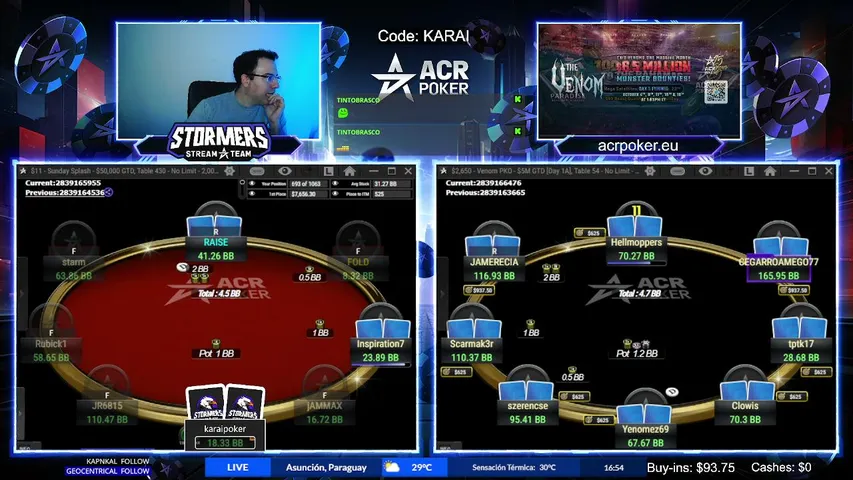 karaipoker playing Poker - Live Casino Stream