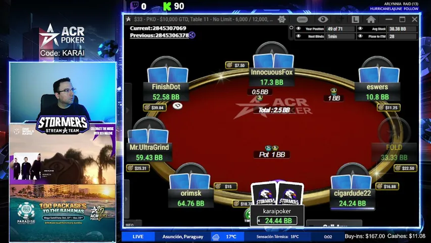 karaipoker playing Poker - Live Casino Stream