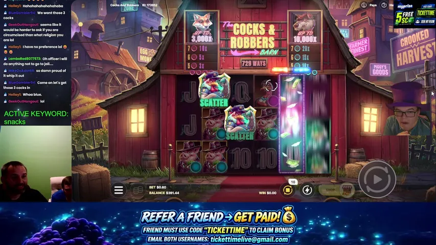 tickettime playing Slots & Casino - Live Casino Stream