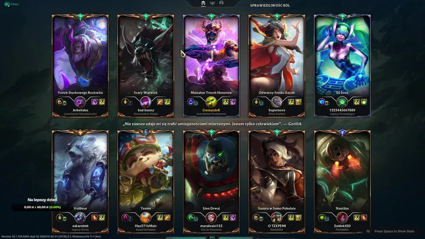 Chodź się przywitać. Dobijamy dziś Golda!!