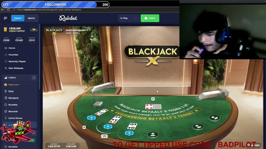 badpilot420 playing Slots & Casino - Live Casino Stream