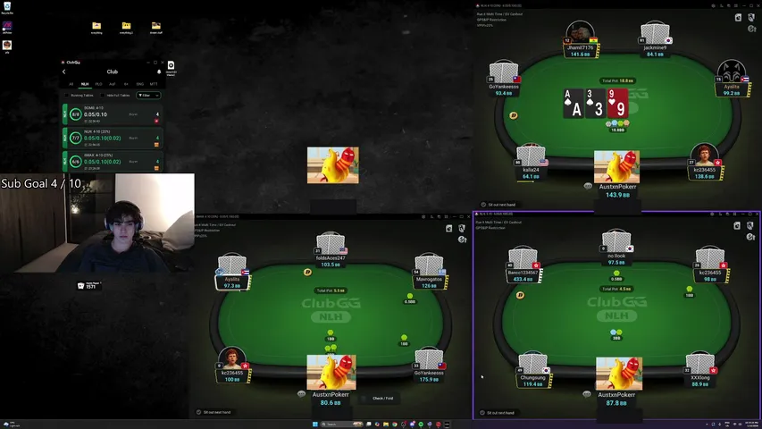 austinpoker playing Poker - Live Casino Stream