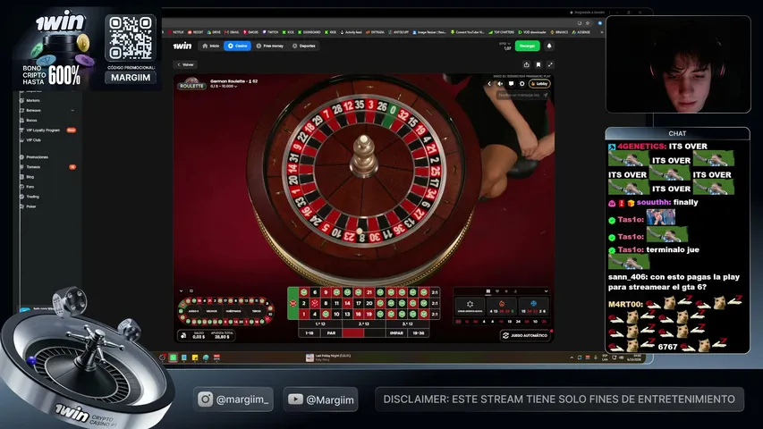 margiim playing Slots & Casino - Live Casino Stream