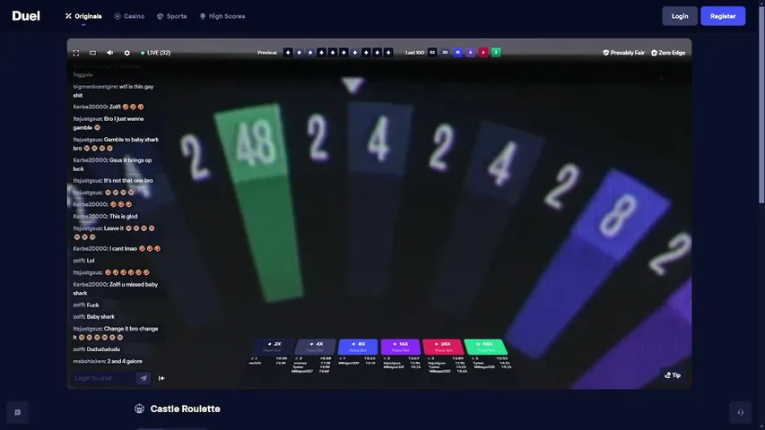 duel-roulette playing Slots & Casino - Live Casino Stream