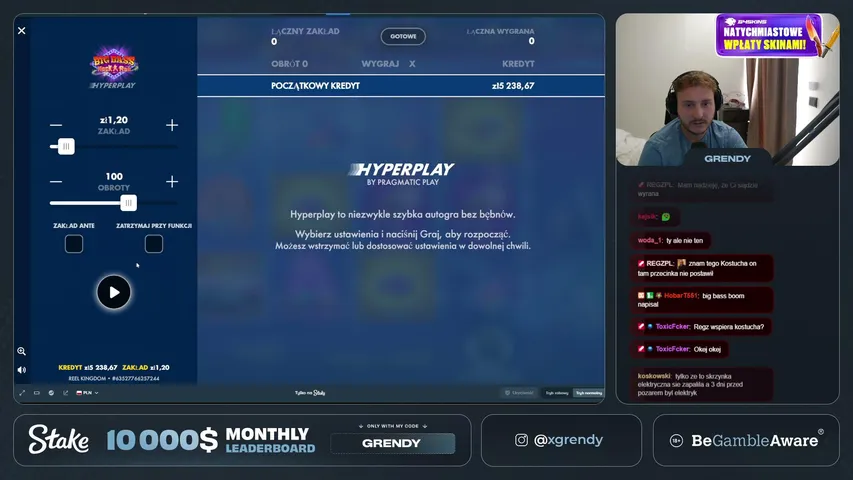 Grendy playing Slots & Casino - Live Casino Stream