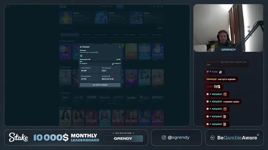 Grendy playing Slots & Casino - Live Casino Stream