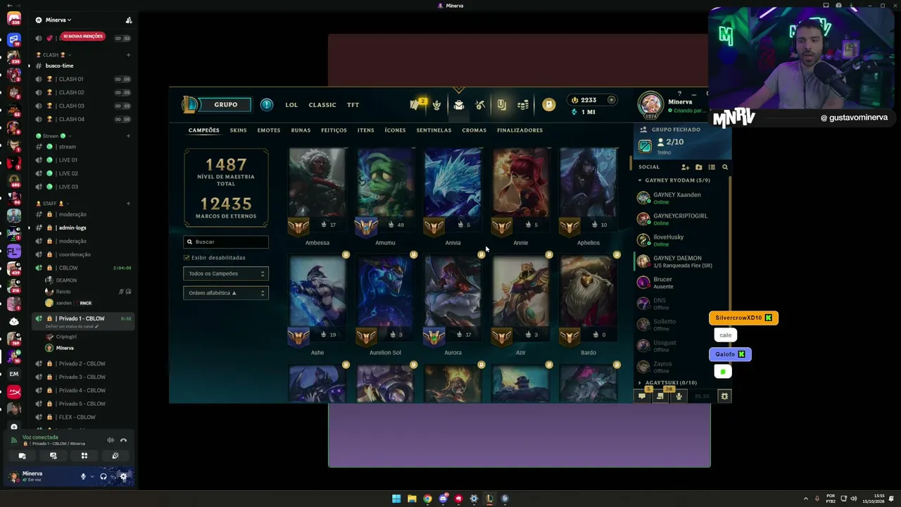 Minerva live stream