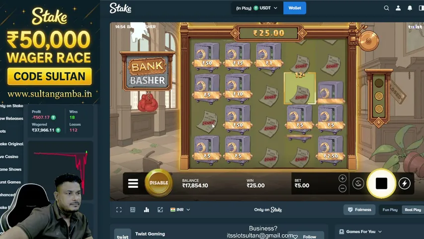 SultanGamba playing Slots & Casino - Live Casino Stream