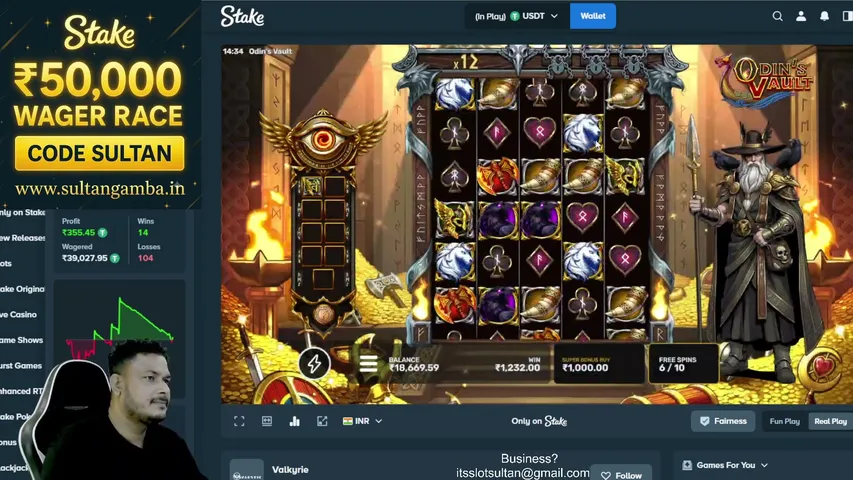 SultanGamba playing Slots & Casino - Live Casino Stream