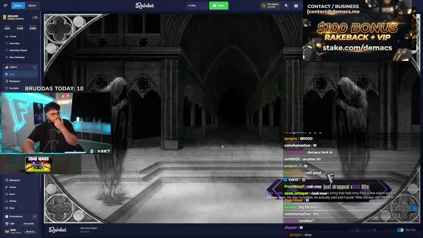 demacs playing Slots & Casino - Live Casino Stream