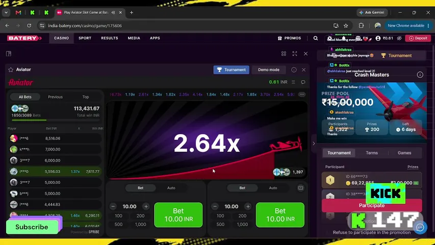 abhilakraa playing Slots & Casino - Live Casino Stream