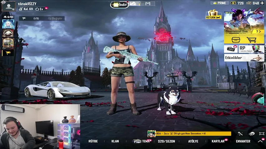 PUBG MOBILE GAMEPLAY + SOHBET