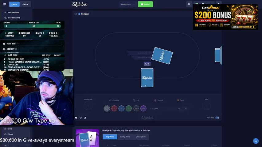 bearbeau playing Slots & Casino - Live Casino Stream