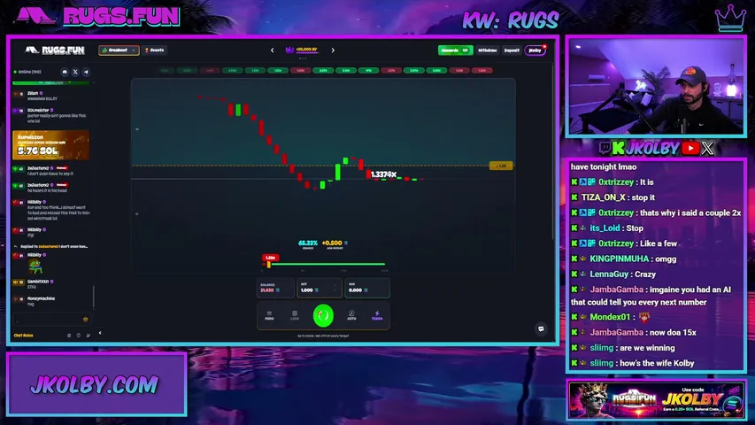 jKolby playing Slots & Casino - Live Casino Stream