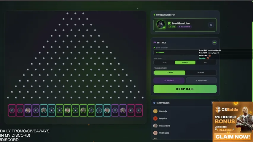 freemanslive playing Slots & Casino - Live Casino Stream