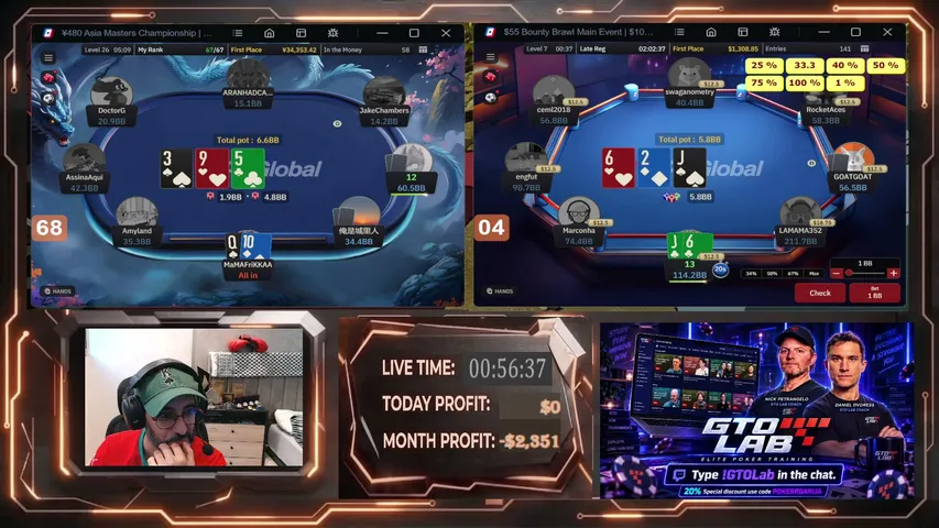 Poker_Bdarija playing Poker - Live Casino Stream