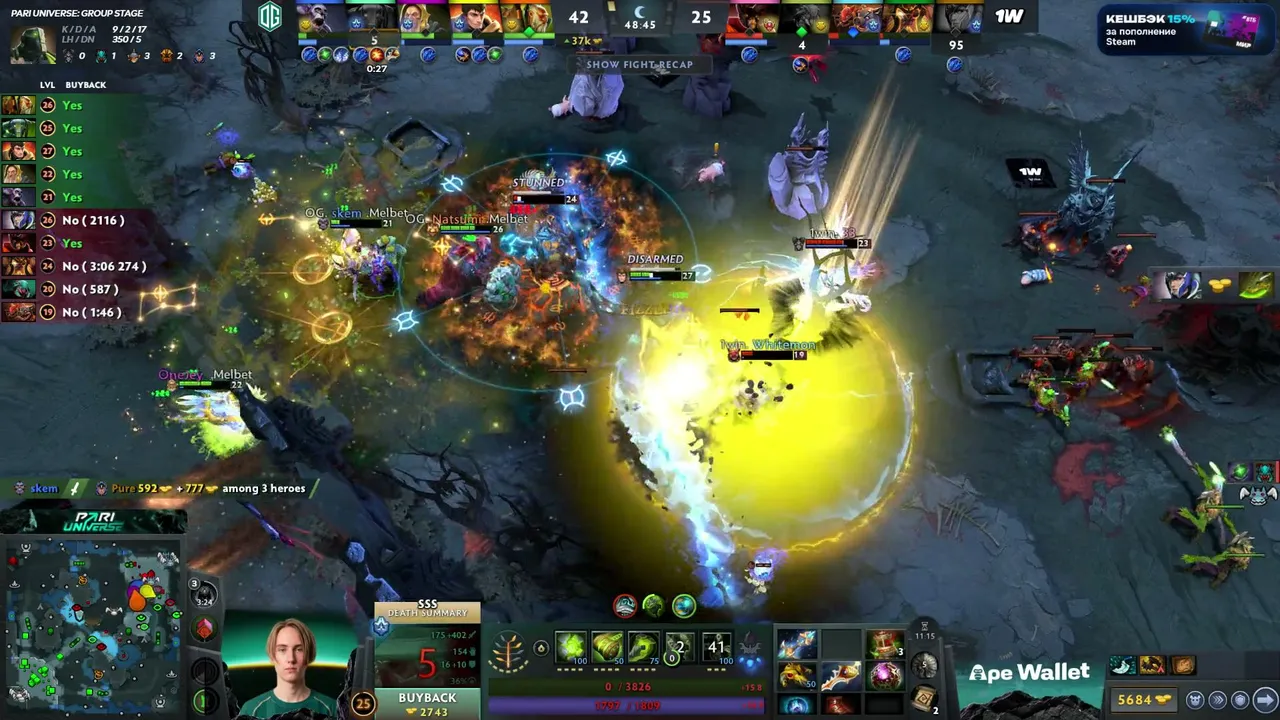 1w Team vs OG | Bo3 | PARI UNIVERSE by FISSURE: Group Stage | by @shachlos & @lexggez
