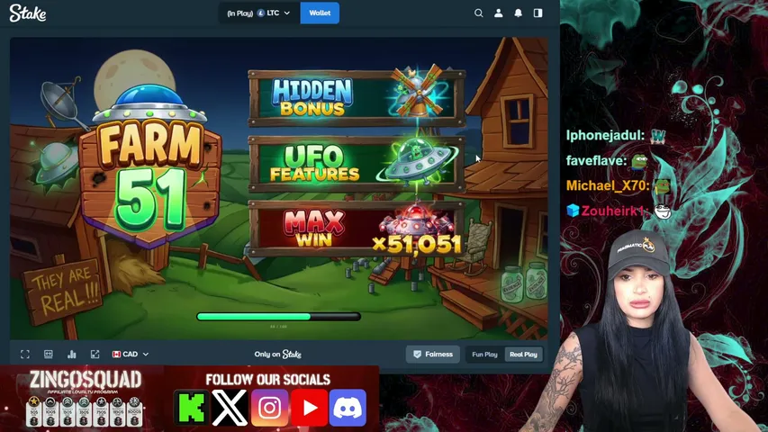 zingosquad playing Slots & Casino - Live Casino Stream