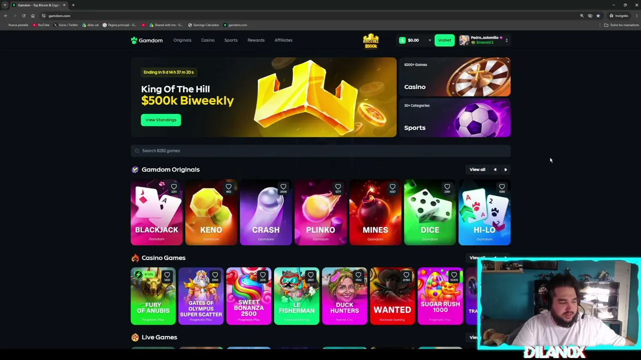 dilan0x live