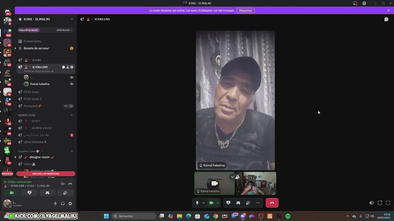ILYAS ELMALIKI LIVE