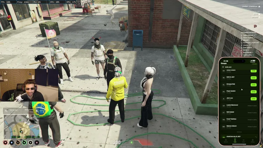 zgougou13 playing Grand Theft Auto V (GTA) - Live Casino Stream