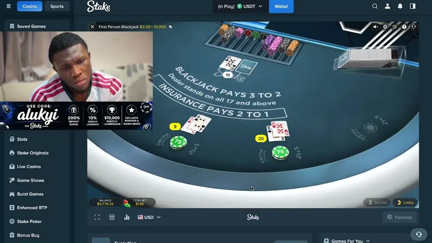 alukyi playing Slots & Casino - Live Casino Stream