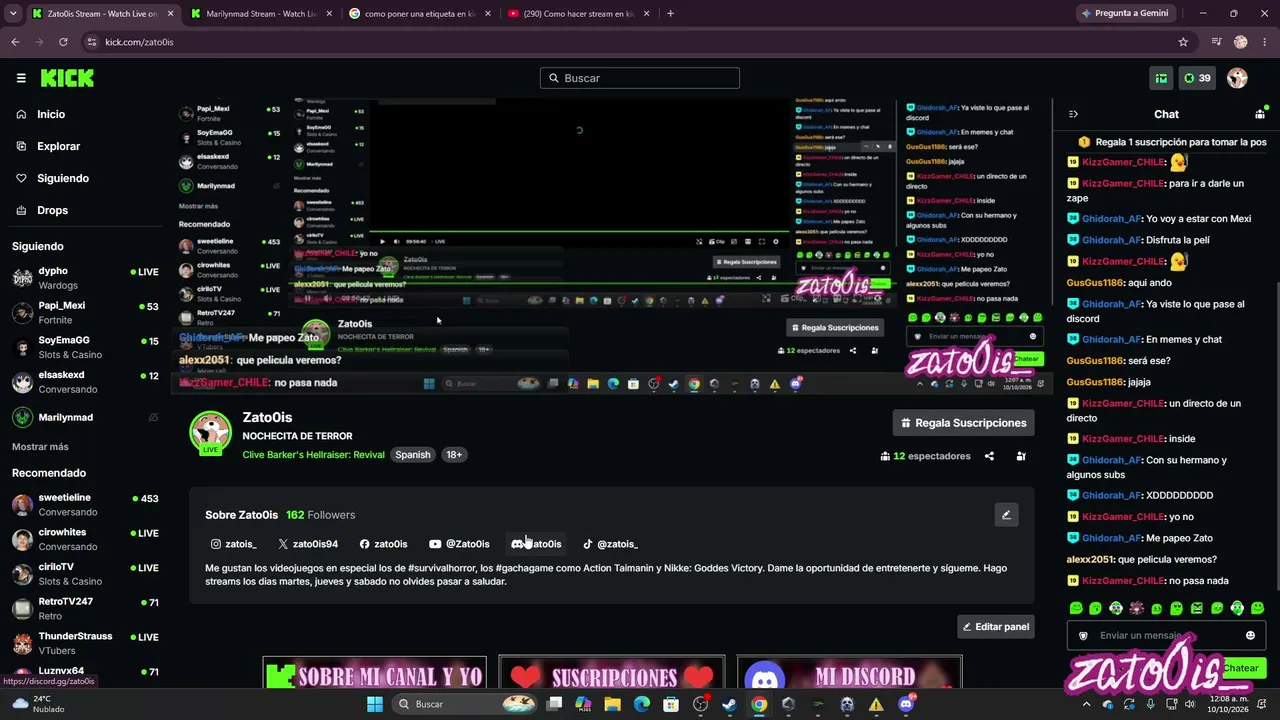 Zato0is live