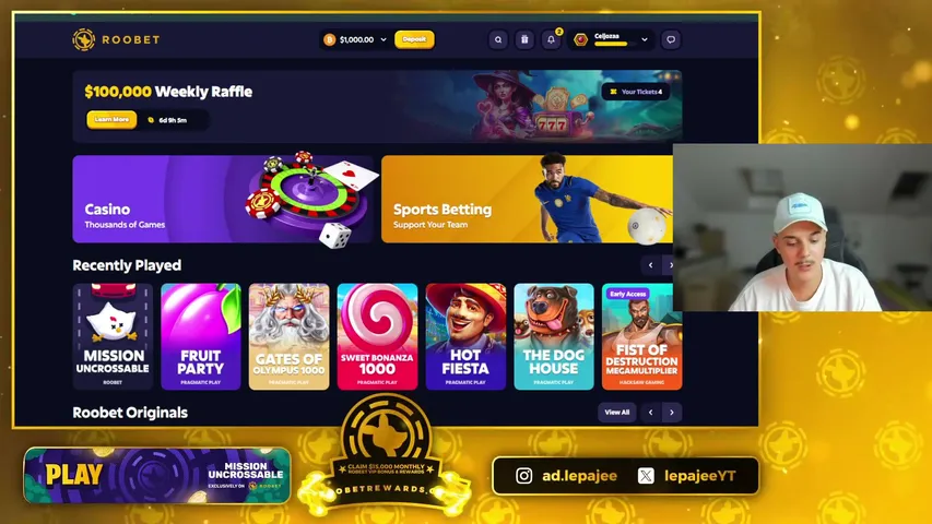 (ROOBET) !15000 to claim $15000 Monthly !Roobet Rewards! (ENG/BALKAN)