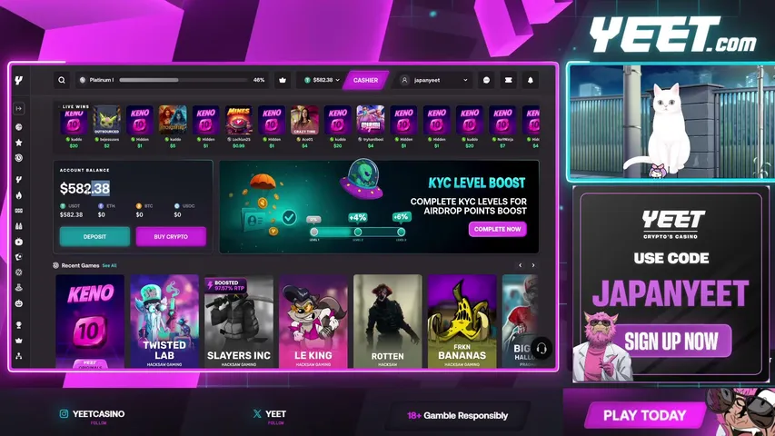 japanyeet playing Slots & Casino - Live Casino Stream
