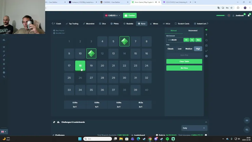 Jonkenn playing Slots & Casino - Live Casino Stream