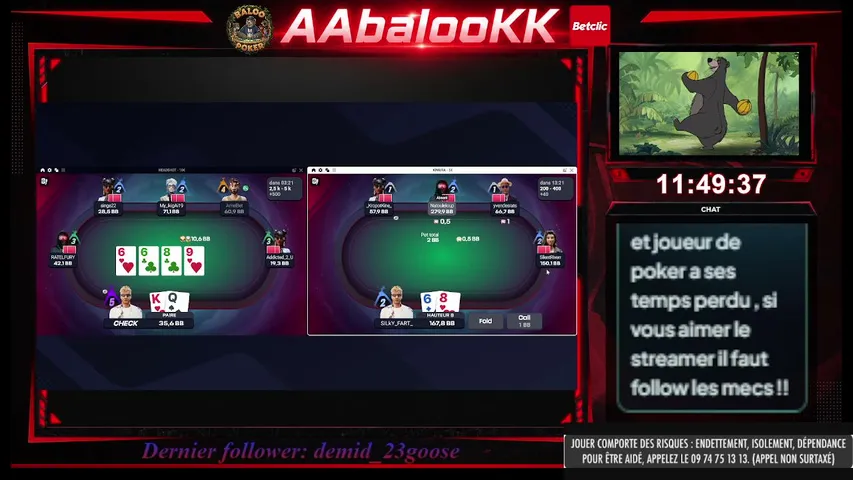 aabalookk playing Card Games - Live Casino Stream