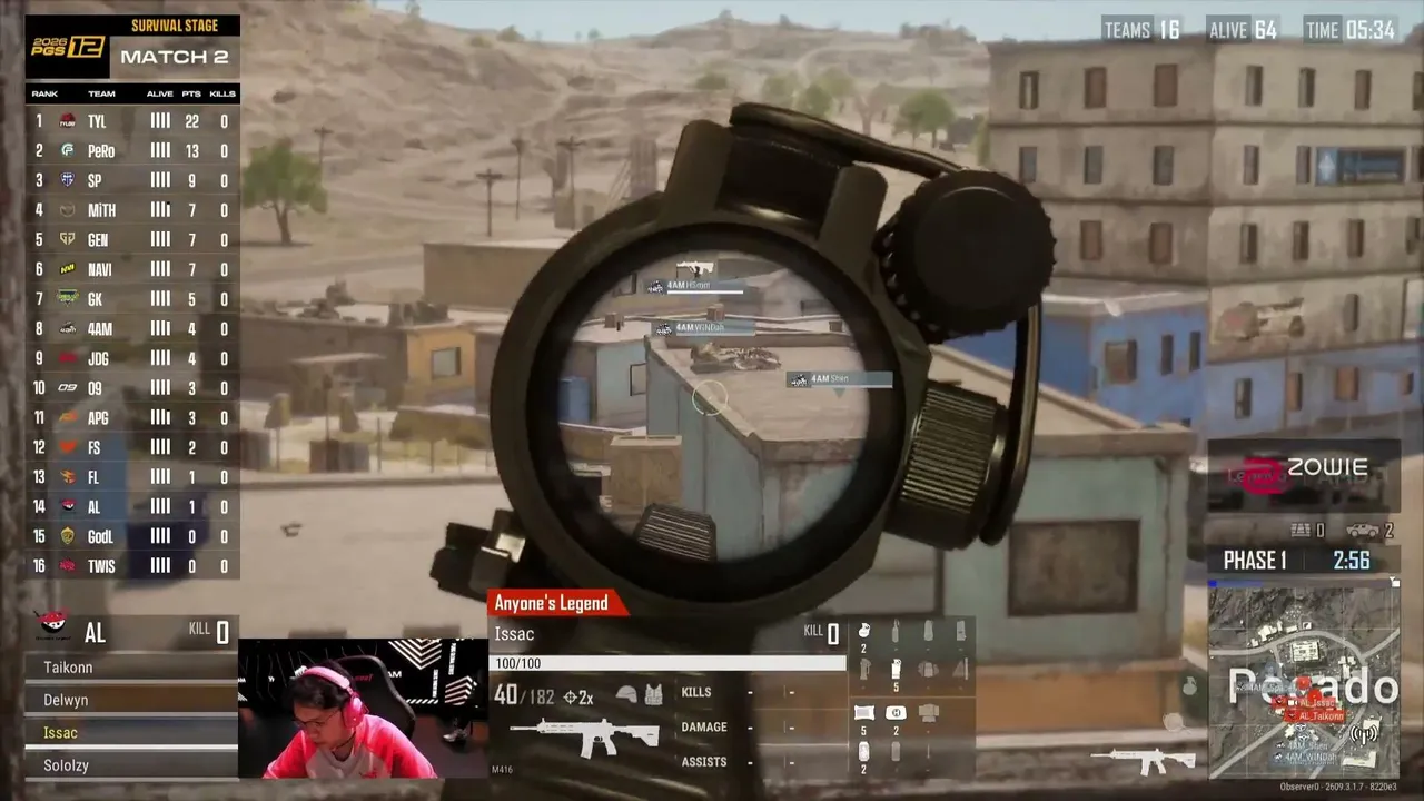 PUBG Global Series 12 - Hayatta Kalma Aşaması