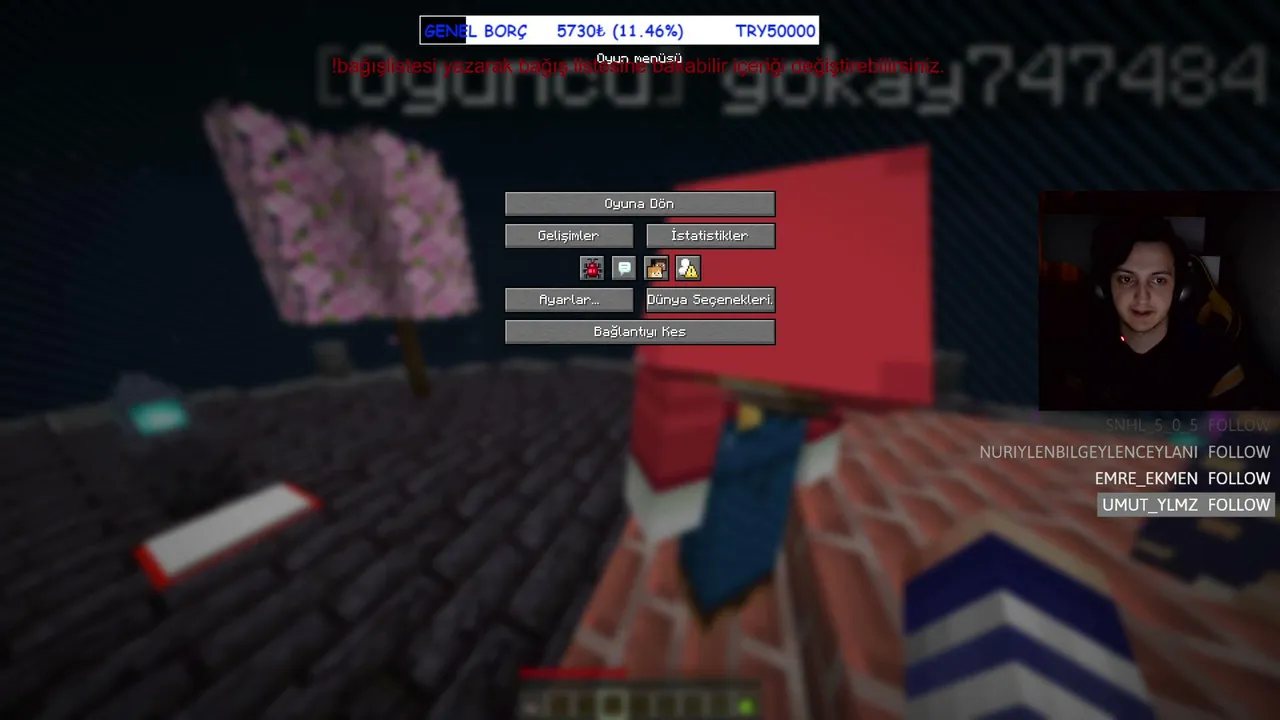 Sizlerle Birlikte Manhunttt Oynuyoruzzzz!! !ip !dc !donate !bağışlistesi !yenivideo
