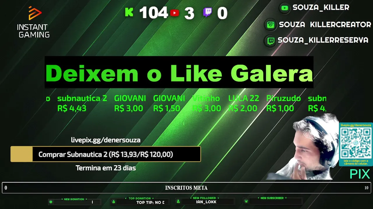 Souza_Killer live stream