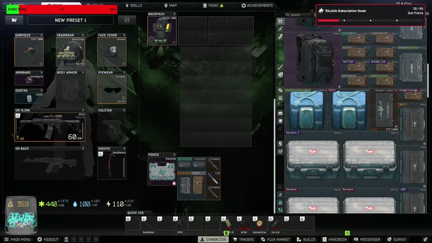 {Mature Language} - Tarkov - Task - Loot and More - Let's Get it!